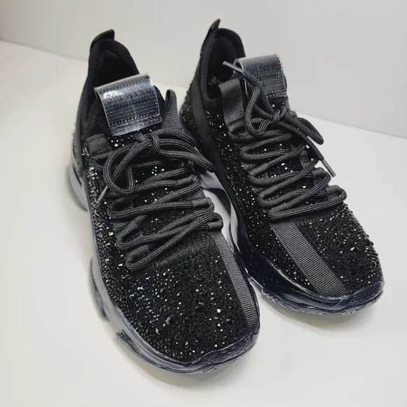 Steve Madden Rhinestone Sneakers - Picture 4 of 12